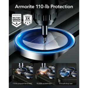 ESR รุ่น Camera Lens Protector - กระจกเลนส์กล้อง iPhone 16 Pro / 16 Pro Max - สี Clear