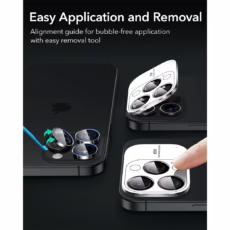 ESR รุ่น Camera Lens Protector - กระจกเลนส์กล้อง iPhone 16 Pro / 16 Pro Max - สี Clear