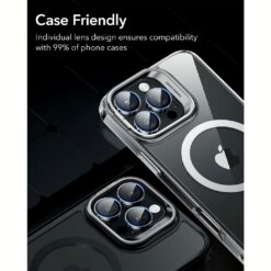 ESR รุ่น Camera Lens Protector - กระจกเลนส์กล้อง iPhone 16 / 16 Plus - สี Black Edge