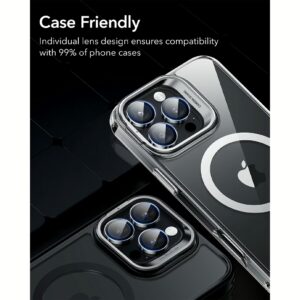 ESR รุ่น Camera Lens Protector - กระจกเลนส์กล้อง iPhone 16 Pro / 16 Pro Max - สี Clear