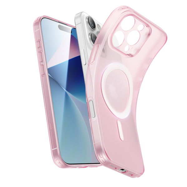 ESR รุ่น Zero Clear Case (HaloLock) - เคส iPhone 16 Pro Max - สี Frosted Pink