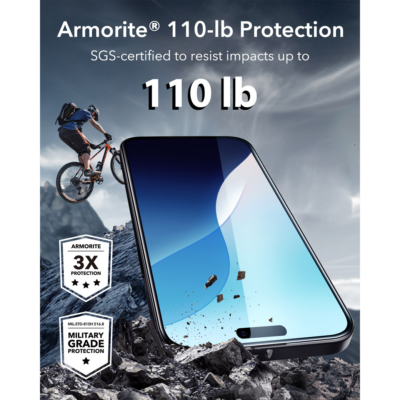 ESR รุ่น Armorite-Screen Protector - ฟิล์ม iPhone 16 Pro - สี Clear