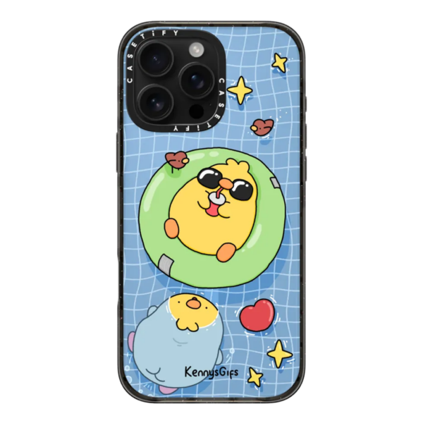 Casetify รุ่น Impact Case With Magsafe/Black - เคส iPhone 16 Pro - สี Pool Birb