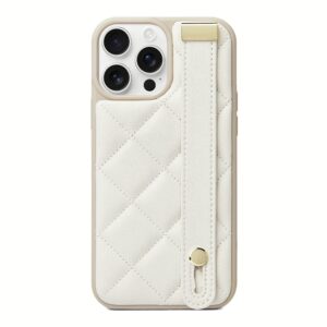 Custype รุ่น Phone Case with Wrist Band - เคส iPhone 16 Pro Max - สี Nude