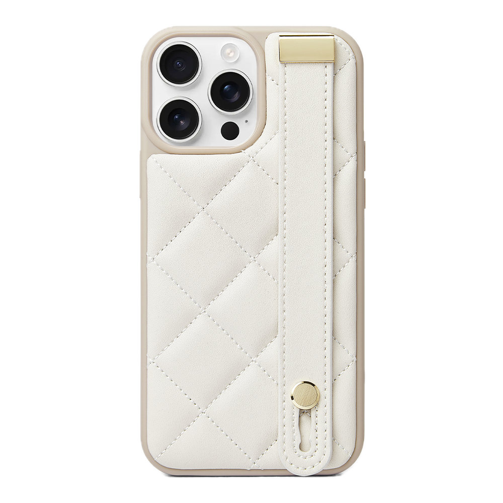 Custype รุ่น Phone Case with Wrist Band - เคส iPhone 16 Pro Max - สี Nude