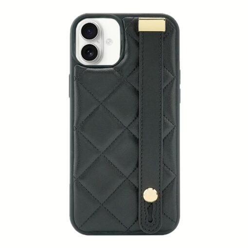 Custype รุ่น Phone Case with Wrist Band - เคส iPhone 16 Pro Max - สี Black
