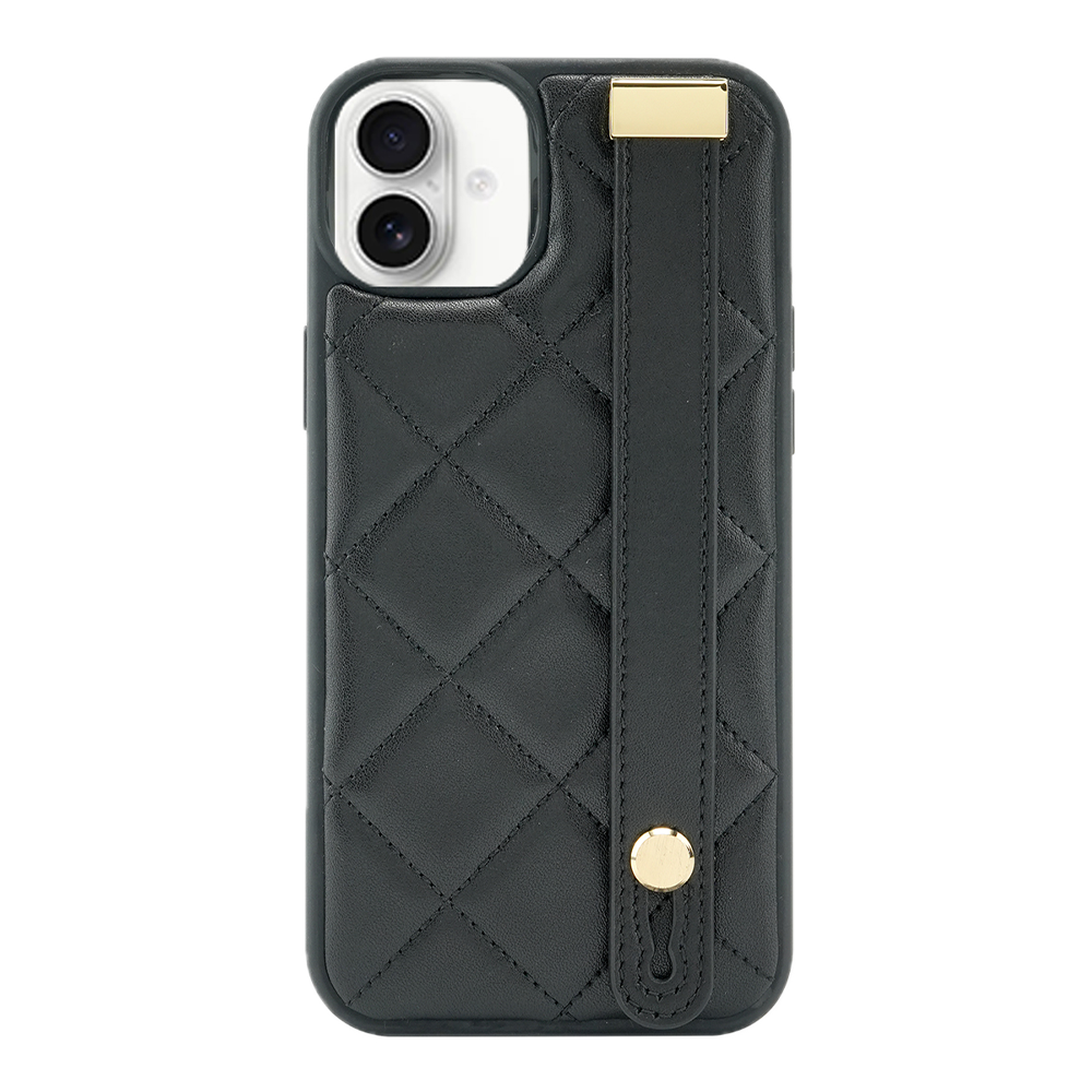 Custype รุ่น Phone Case with Wrist Band - เคส iPhone 16 Pro Max - สี Black