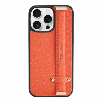 Custype รุ่น StandEase- Wrist Stand Phone Case - เคส iPhone 16 Pro Max - สี Orange
