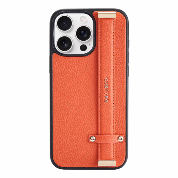 Custype รุ่น StandEase- Wrist Stand Phone Case - เคส iPhone 16 Pro Max - สี Orange