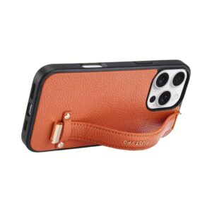 Custype รุ่น StandEase- Wrist Stand Phone Case - เคส iPhone 16 Pro Max - สี Orange