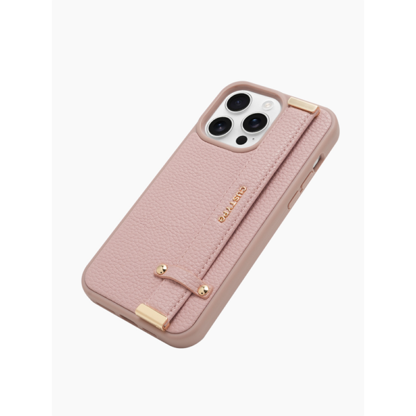 Custype รุ่น StandEase- Wrist Stand Phone Case - เคส iPhone 16 Pro - สี Pink