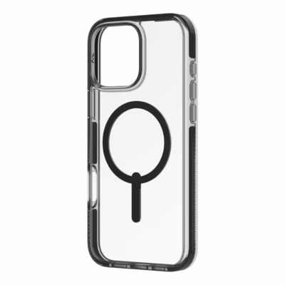 Zagg รุ่น Santa Cruz Snap - เคส iPhone 16 Pro - สี Black