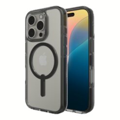 Zagg รุ่น Santa Cruz Snap - เคส iPhone 16 Pro - สี Black