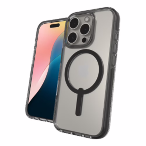 Zagg รุ่น Santa Cruz Snap - เคส iPhone 16 Pro - สี Black