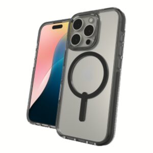 Zagg รุ่น Santa Cruz Snap - เคส iPhone 16 Pro - สี Black