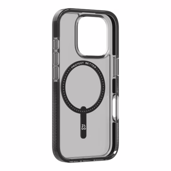 Zagg รุ่น Santa Cruz Snap - เคส iPhone 16 Pro - สี Midnight