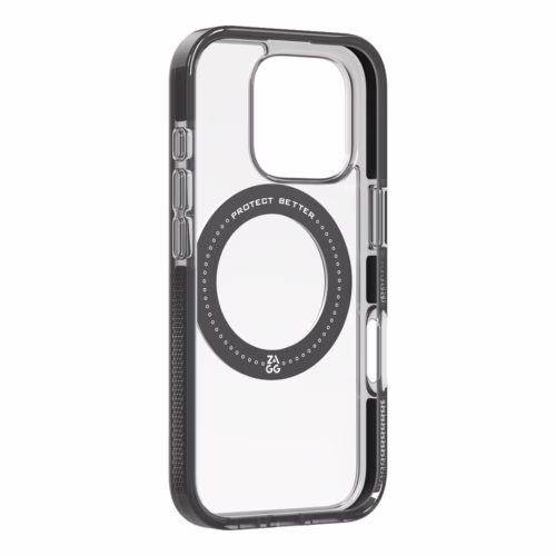 Zagg รุ่น Santa Cruz Snap with 360 rotate stand - เคส iPhone 16 Pro - สี Black