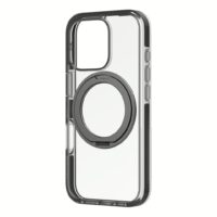 Zagg รุ่น Santa Cruz Snap with 360 rotate stand - เคส iPhone 16 Pro - สี Black