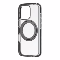 Zagg รุ่น Santa Cruz Snap with 360 rotate stand - เคส iPhone 16 Pro - สี Black