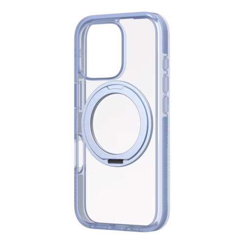 Zagg รุ่น Santa Cruz Snap with 360 rotate stand - เคส iPhone 16 Pro - สี Foggy Blue