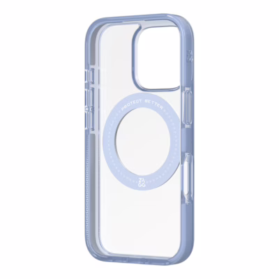 Zagg รุ่น Santa Cruz Snap with 360 rotate stand - เคส iPhone 16 Pro - สี Foggy Blue