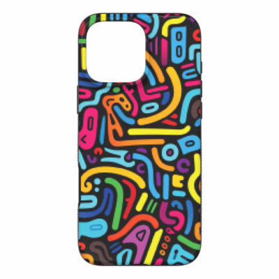 Zagg รุ่น Milan Snap - เคส iPhone 16 Pro - สี Doodle