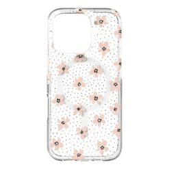 Zagg รุ่น Milan Snap - เคส iPhone 16 Pro - สี Floral-Pink Daisies