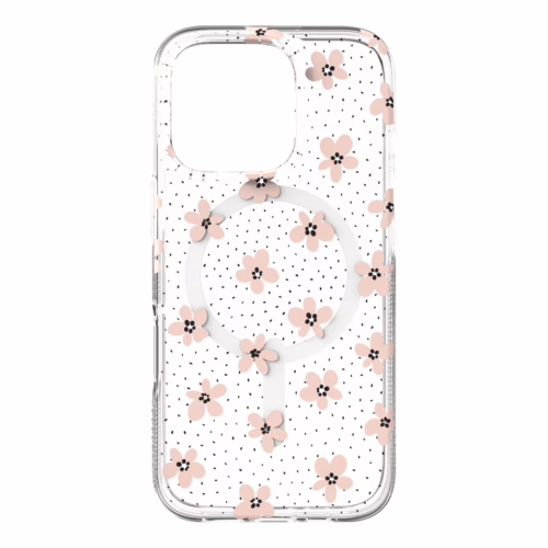 Zagg รุ่น Milan Snap - เคส iPhone 16 Pro Max - สี Floral-Pink Daisies