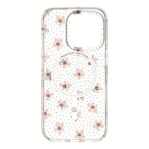 Zagg รุ่น Milan Snap - เคส iPhone 16 Pro Max - สี Floral-Pink Daisies
