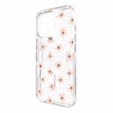 Zagg รุ่น Milan Snap - เคส iPhone 16 Pro Max - สี Floral-Pink Daisies