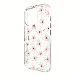 Zagg รุ่น Milan Snap - เคส iPhone 16 Pro Max - สี Floral-Pink Daisies