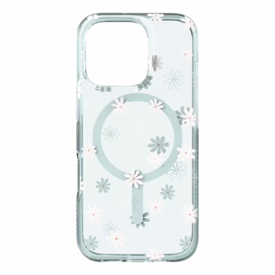 Zagg รุ่น Milan Snap - เคส iPhone 16 Pro Max - สี Green Daisies