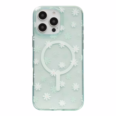 Zagg รุ่น Milan Snap - เคส iPhone 16 Pro Max - สี Green Daisies