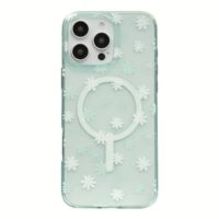 Zagg รุ่น Milan Snap - เคส iPhone 16 Pro - สี Green Daisies