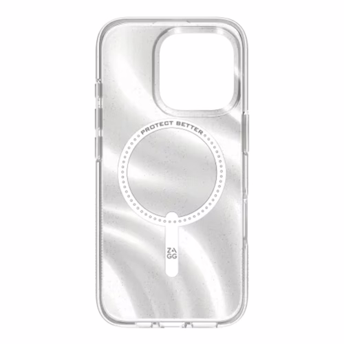Zagg รุ่น Milan Snap - เคส iPhone 16 Pro - สี Swirl Glitter