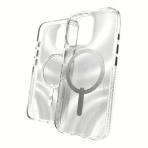 Zagg รุ่น Milan Snap - เคส iPhone 16 Pro - สี Swirl Glitter 15 Zagg รุ่น Milan Snap - เคส iPhone 16 Pro - สี Swirl Glitter