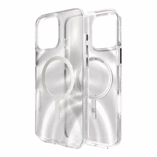 Zagg รุ่น Milan Snap - เคส iPhone 16 Pro Max - สี Swirl Glitter