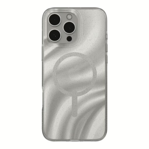 Zagg รุ่น Milan Snap - เคส iPhone 16 Pro Max - สี Swirl Glitter