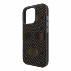 Zagg รุ่น London Snap - เคส iPhone 16 Pro - สี Black Hexagon