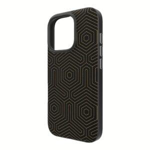 Zagg รุ่น London Snap - เคส iPhone 16 Pro - สี Black Hexagon 8 Zagg รุ่น London Snap - เคส iPhone 16 Pro - สี Black Hexagon