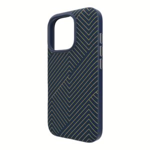 Zagg รุ่น London Snap - เคส iPhone 16 Pro - สี Navy Gold