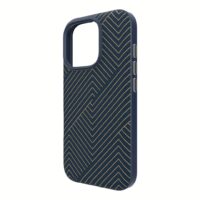 Zagg รุ่น London Snap - เคส iPhone 16 Pro Max - สี Navy Gold