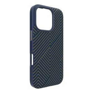 Zagg รุ่น London Snap - เคส iPhone 16 Pro Max - สี Navy Gold