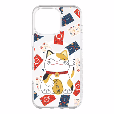 Zagg รุ่น Novelty Snap - เคส iPhone 16 Pro Max - สี Novalty Maneki-neko