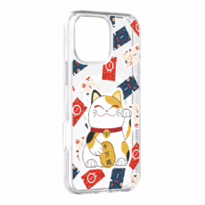 Zagg รุ่น Novelty Snap - เคส iPhone 16 Pro Max - สี Novalty Maneki-neko