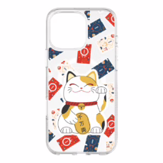Zagg รุ่น Novelty Snap - เคส iPhone 16 Pro - สี Novalty Maneki-neko