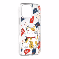 Zagg รุ่น Novelty Snap - เคส iPhone 16 Pro - สี Novalty Maneki-neko