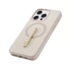 Custype รุ่น Magnetic Wireless Charging Phone Case with Single Pole stand - เคส iPhone 16 Pro - สี Beige