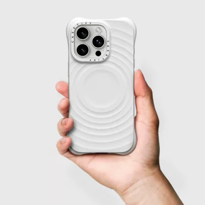 Casetify รุ่น Ripple Case - เคส iPhone 16 Pro - สี White