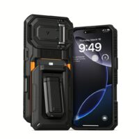VRS รุ่น D-Wallet Origin - เคส iPhone 16 Pro - สี Black